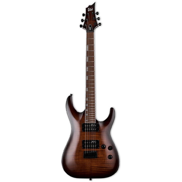 ESP LTD H-200FM Dark Brown Sunburst