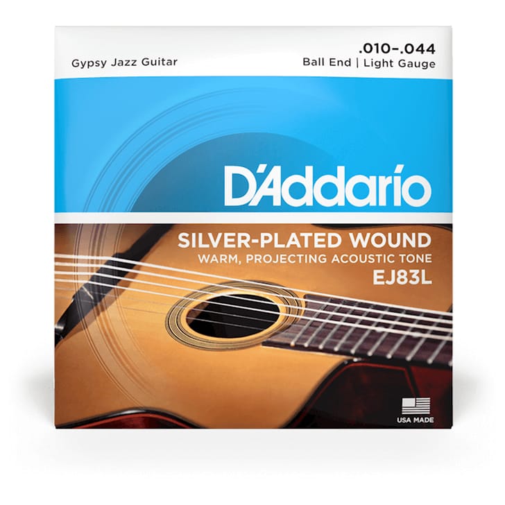 D'addario EJ83L Gipsy Jazz Regular Light 10-44