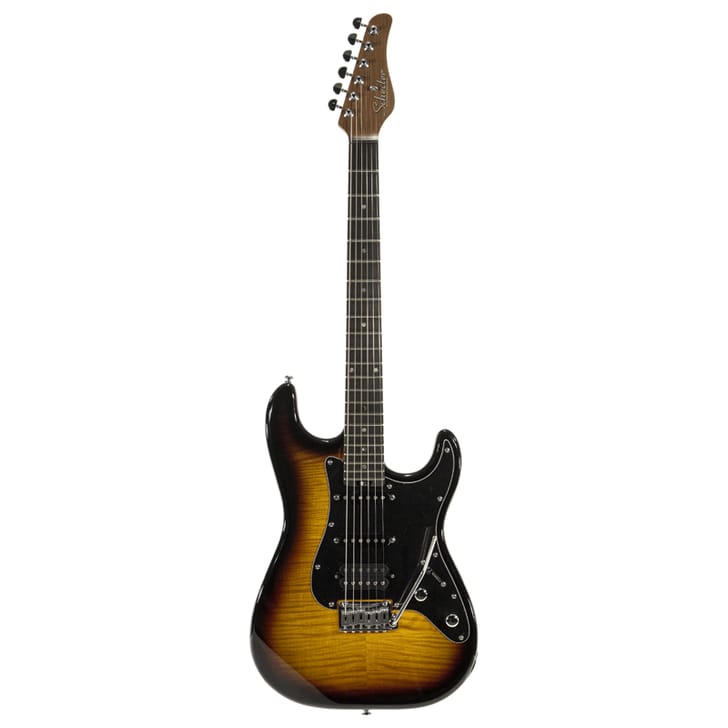 Schecter Traditional R66 Elite Contemporary HSS Rosewood Fingerboard 3 Tone Sunburst