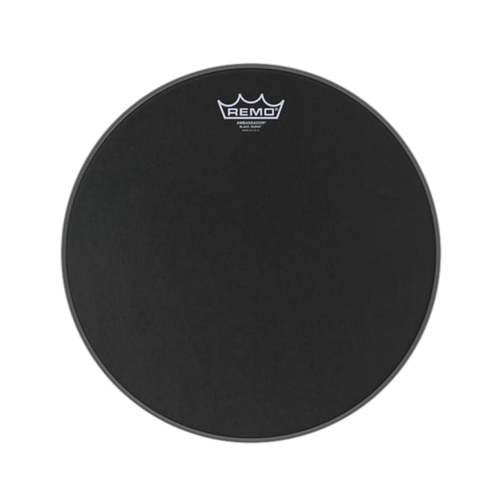 Remo BA-0814-ES Ambassador Black Suede