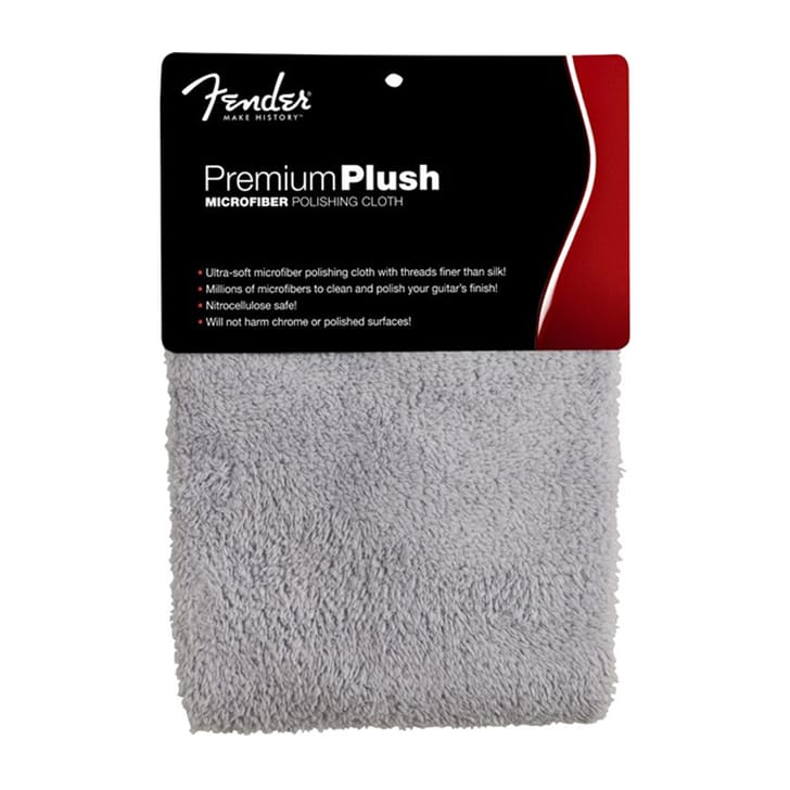 Fender Premium Plush Microfiber Polishing Cloth Grigio