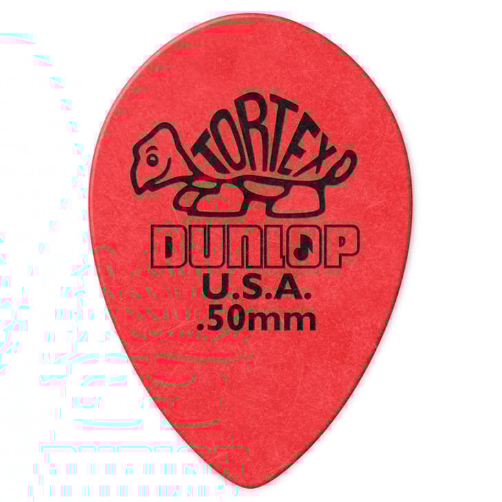 Dunlop 423R.50 Tortex Small Tear Drop Red
