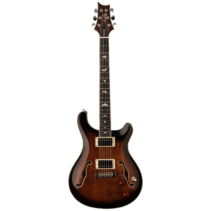 PRS SE Hollowbody II Black Gold Burst