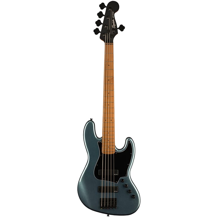 Fender Squier Contemporary Active Jazz Bass HH V RMN Gunmetal Metallic