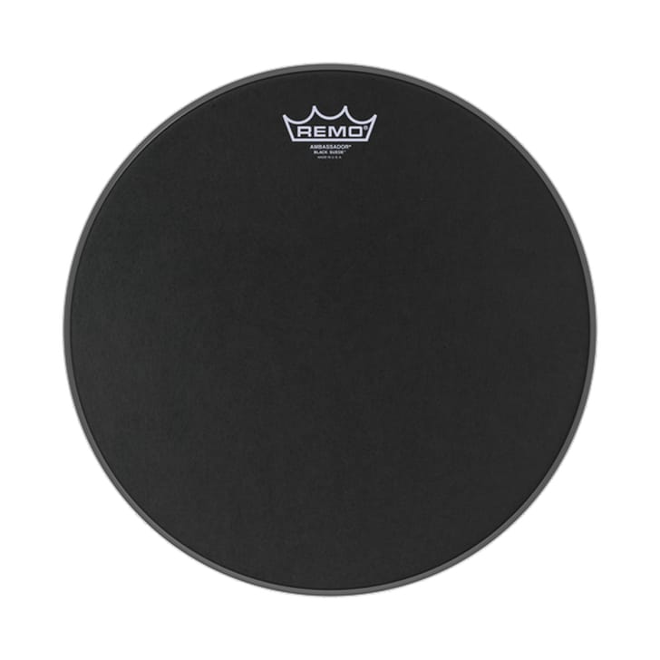 Remo 14" Ambassador Black Suede