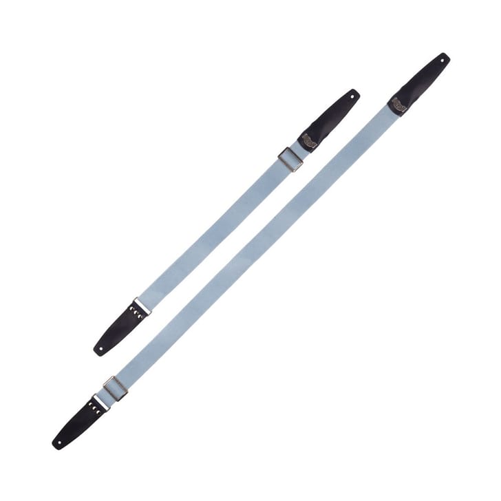 Magrabò Stripe SC Cotton Washed Celeste 5 cm terminali Twinkle Blu, fibbia Recta Argento