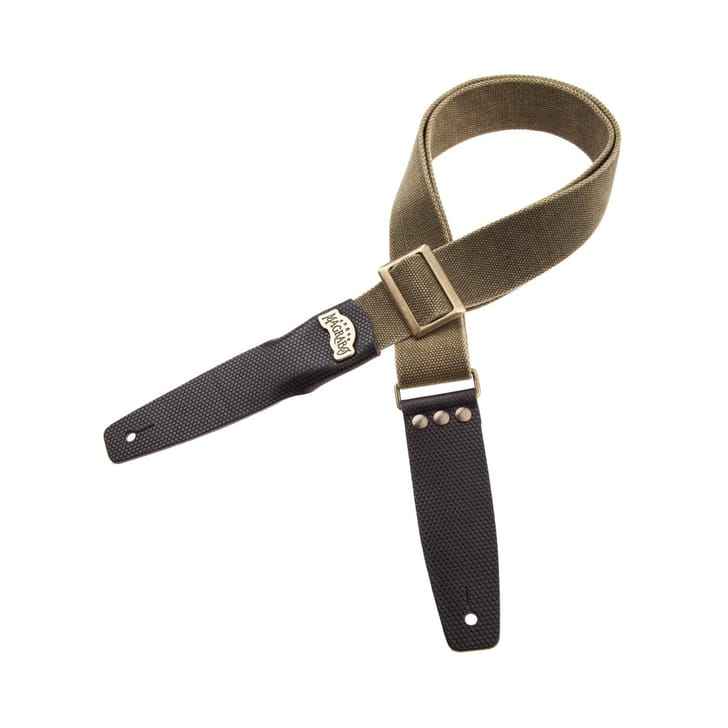 Magrabò Stripe SC Cotton Washed Verde Oliva 5 cm terminali Twinkle Nero, fibbia Recta Ottone