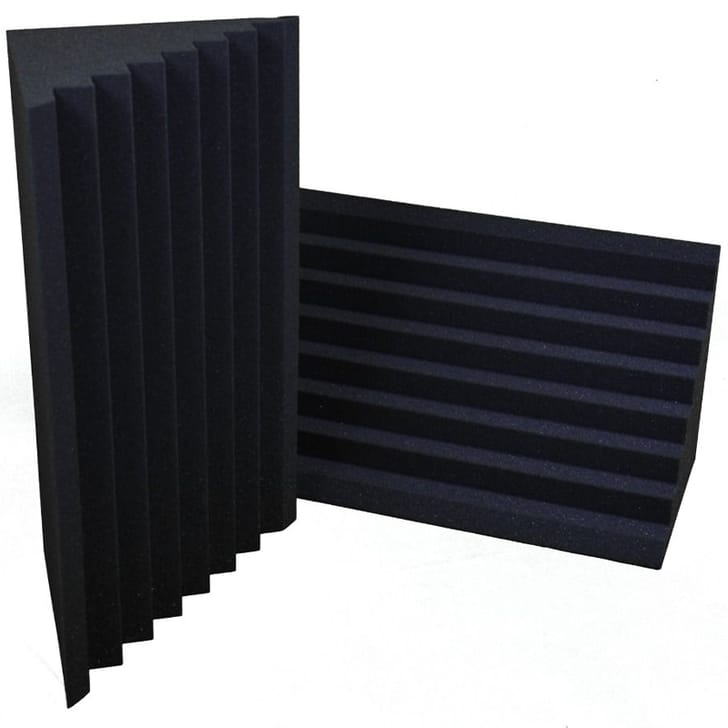 Keyhelm Bass Trap Scanalato H100 D30 Grigio Antracite