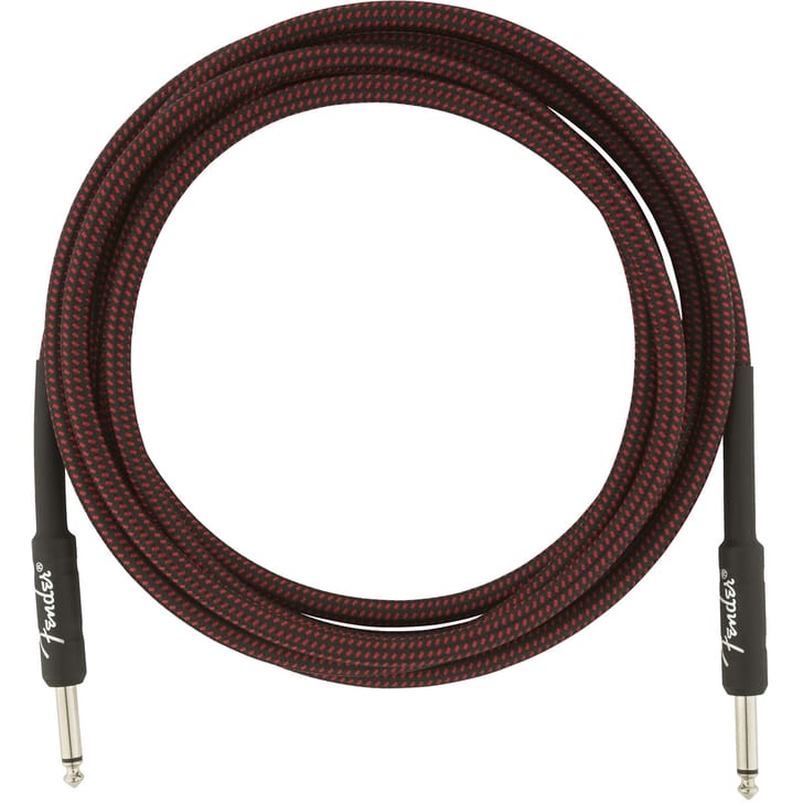 Fender Professional Series Tweed Instruments Cable 3m Red Tweed
