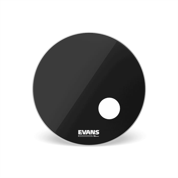 Evans 20" Resonant Black Bass Forata BD20RB