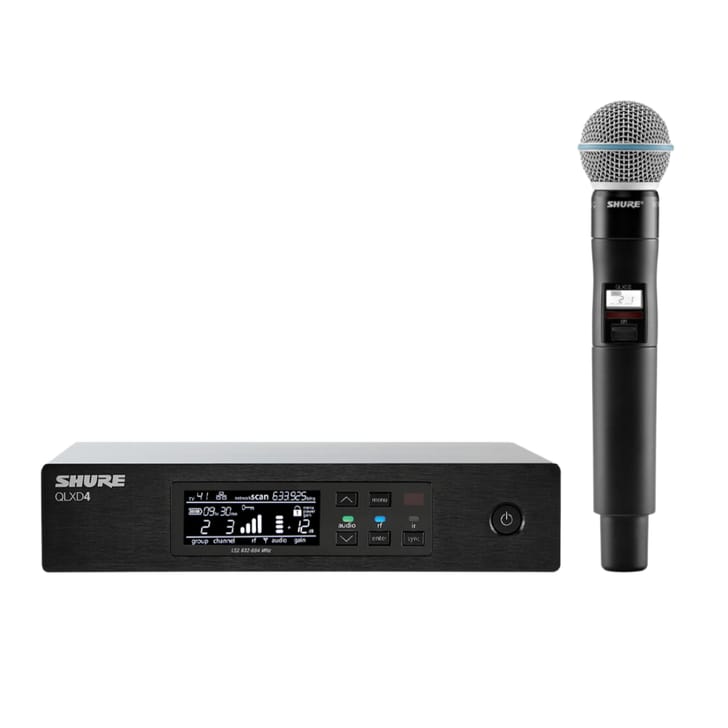 Shure QLXD4E/QLXD2-B58A G51(470-534 MHz) Bundle