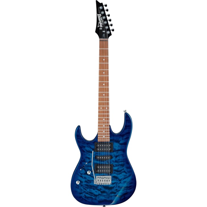 Ibanez GRX70QA LTBB Left Trasparent Blue Burst