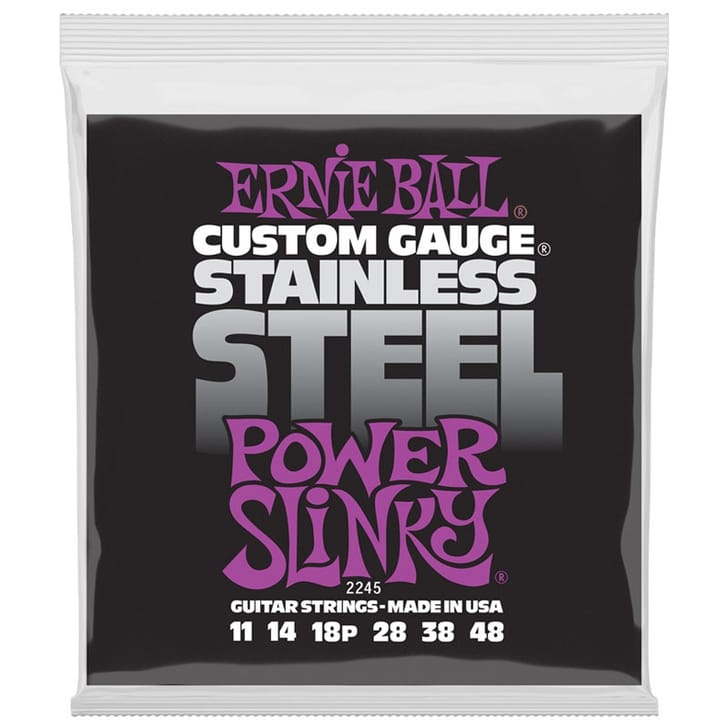 Ernie Ball 2245 Stainless Steel Power Slinky 11-48