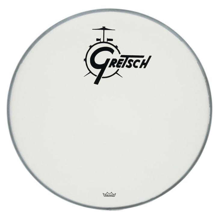 Gretsch Pelle Per Grancassa Ambassador White Coated 20"