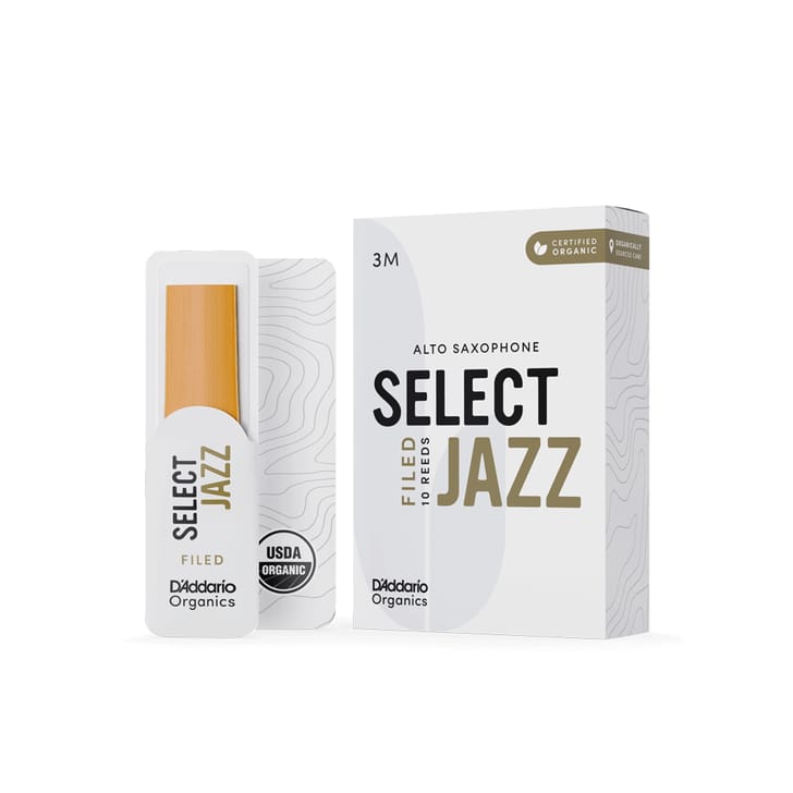 D'Addario Organic Select Jazz Filed Sax Alto 3 Medium