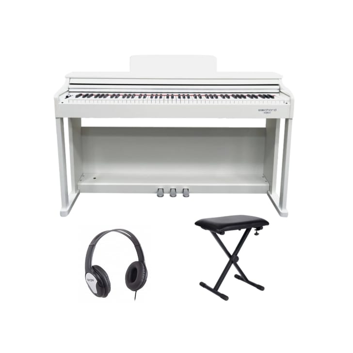 Echord DPX100 Bianco Lucido + Panchetta Regolabile + Cuffia