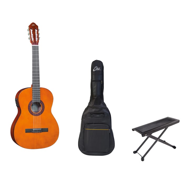 Eko CS-12 EQ Con Custodia Per Chitarra Inclusa + Poggiapiede