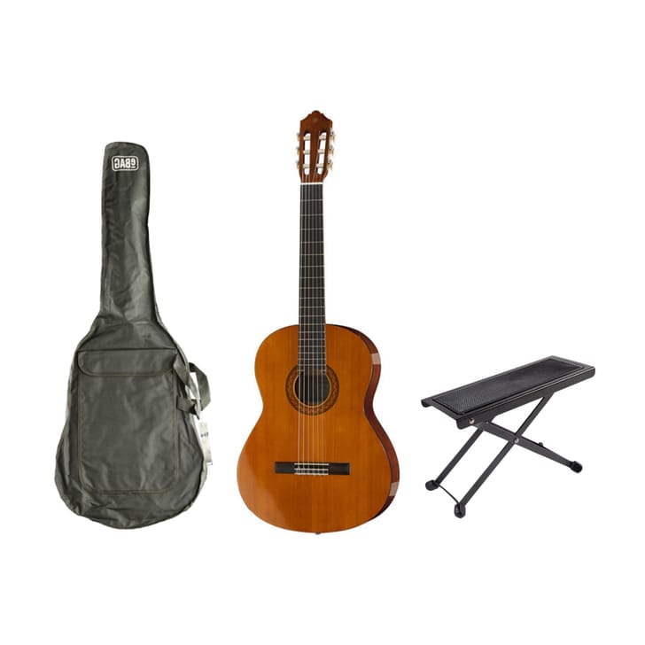 Yamaha CX40II + Custodia Per chitarra + Poggiapiede