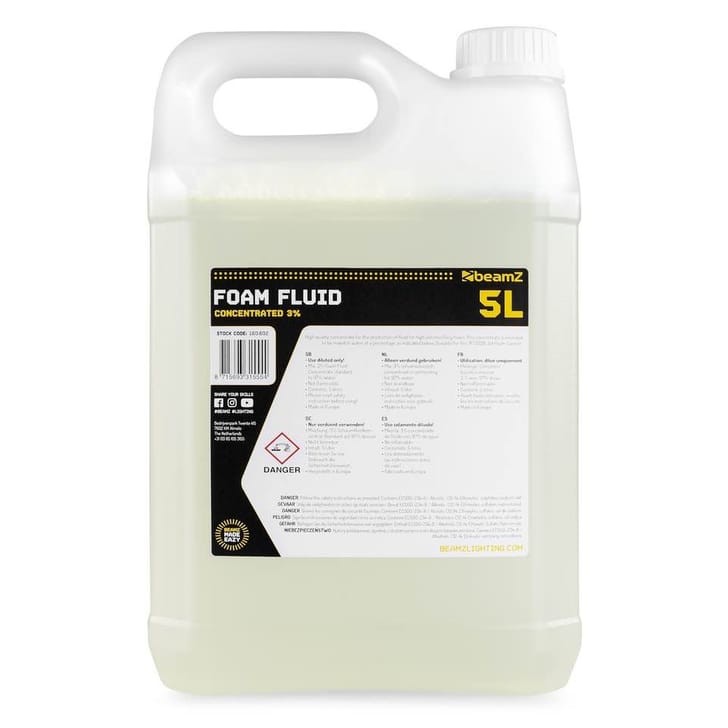 Beamz FFL5 Foamfluid 5L Concentrate 3%