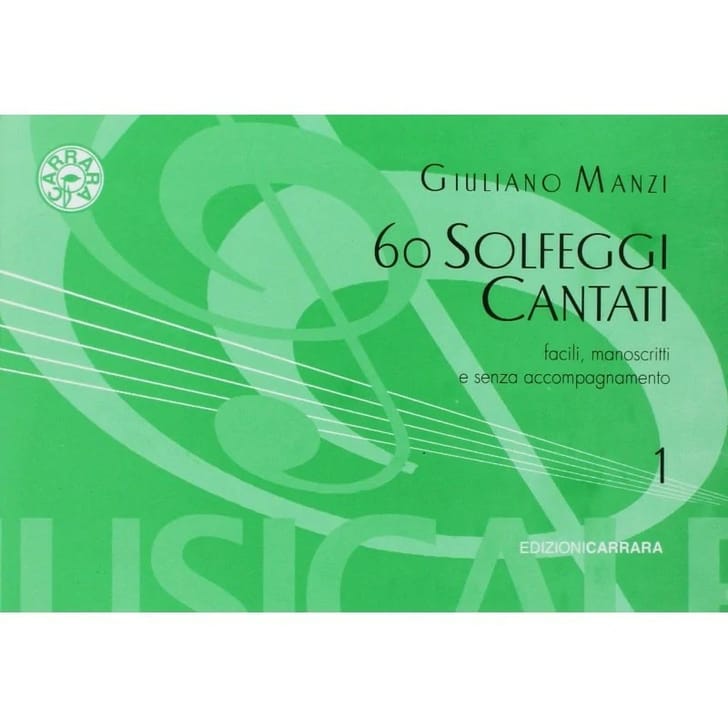 Manzi Solfege Solfeggi Cantati Vol.1