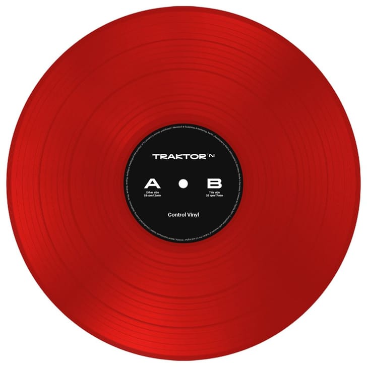Native Instruments Traktor Control Vinyl Red