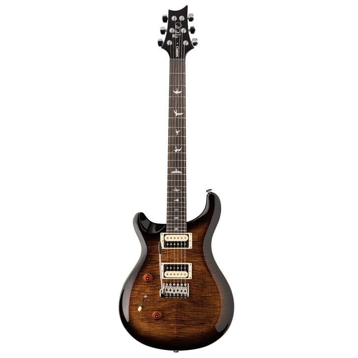 PRS SE Custom 24 Lefty Violin Top Black Gold Burst 2023