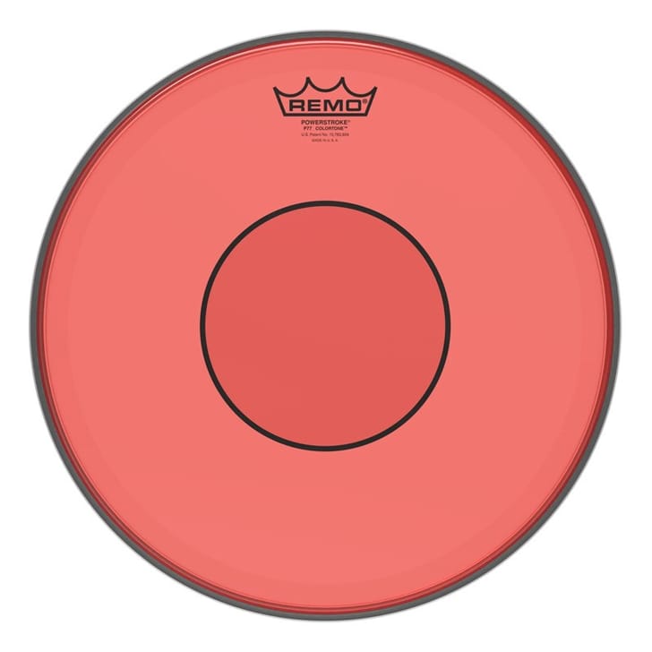 Remo 14  Powerstroke Colortone RED P7-0314-CT-RD