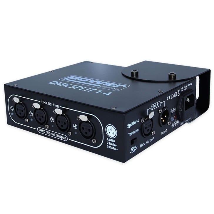 Sogetronic Power Lighting DMX 1-4 Split