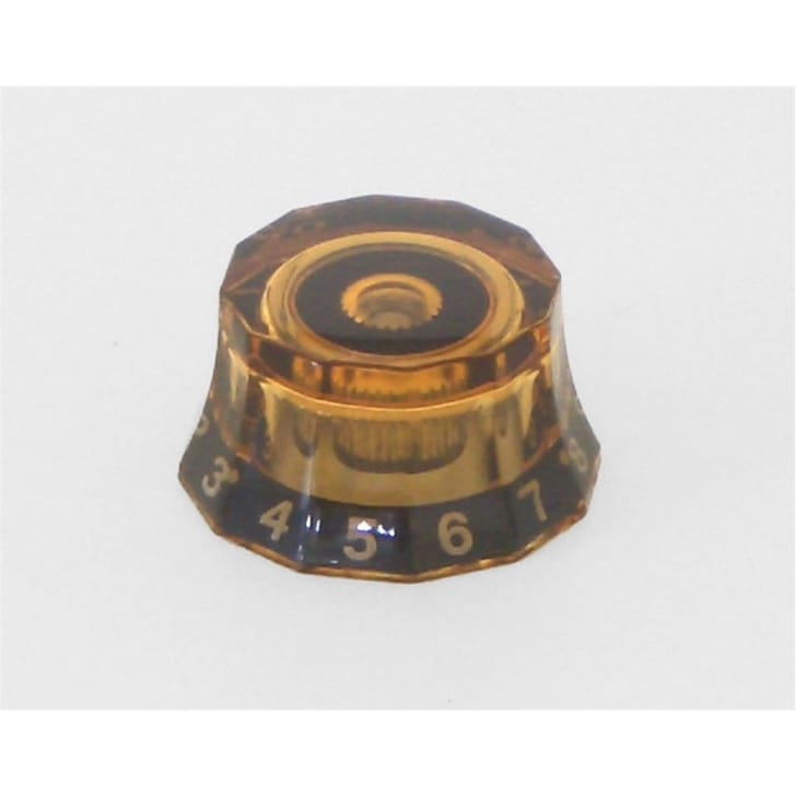 PRS Knob, Lampshade Amber w/Black (2)