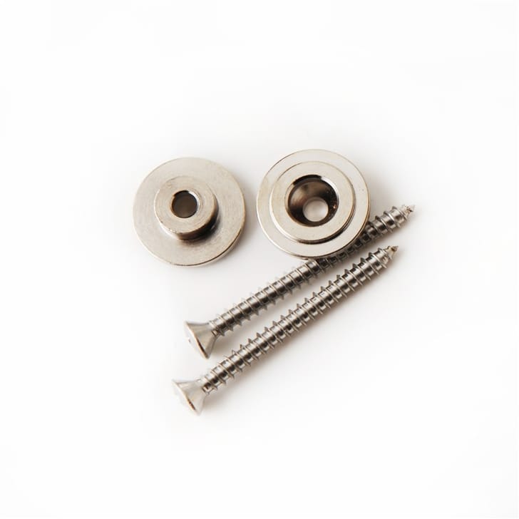 PRS Strap Button & Screw, Nickel (2)