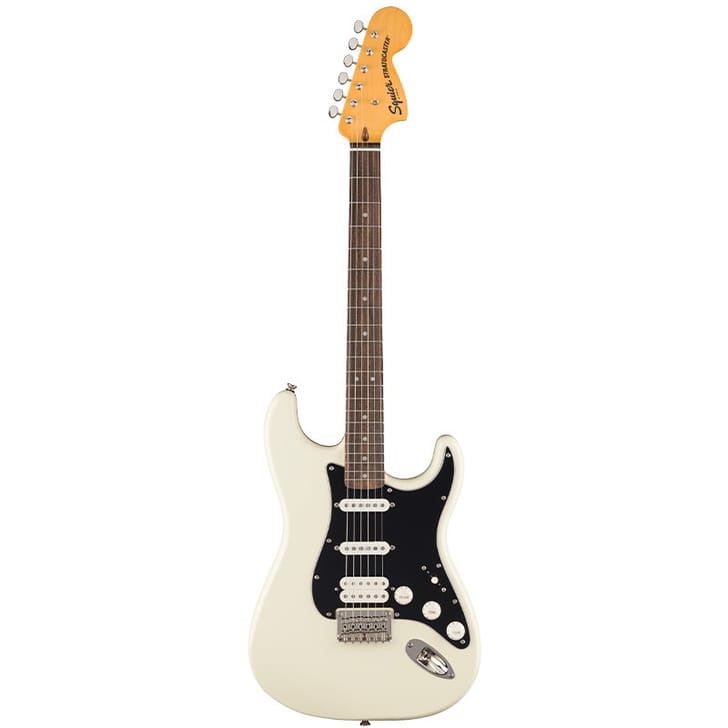 Fender Classic Vibe'70s Stratocaser HT HSS LRL BPG Olympic White