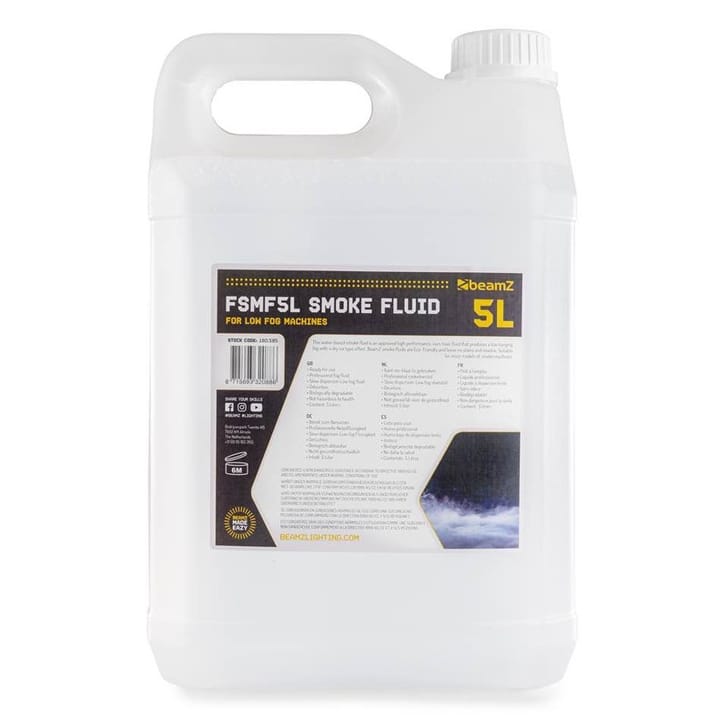BeamZ FSMF5L Low Fog Fluid 5lt
