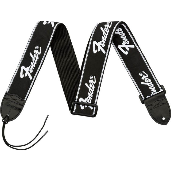 Fender Running Logo Strap Black