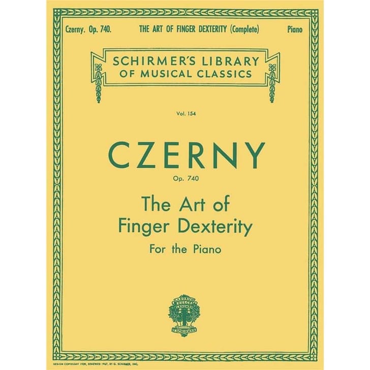 Carl Czerny Art Of Finger Dexterity Op.740
