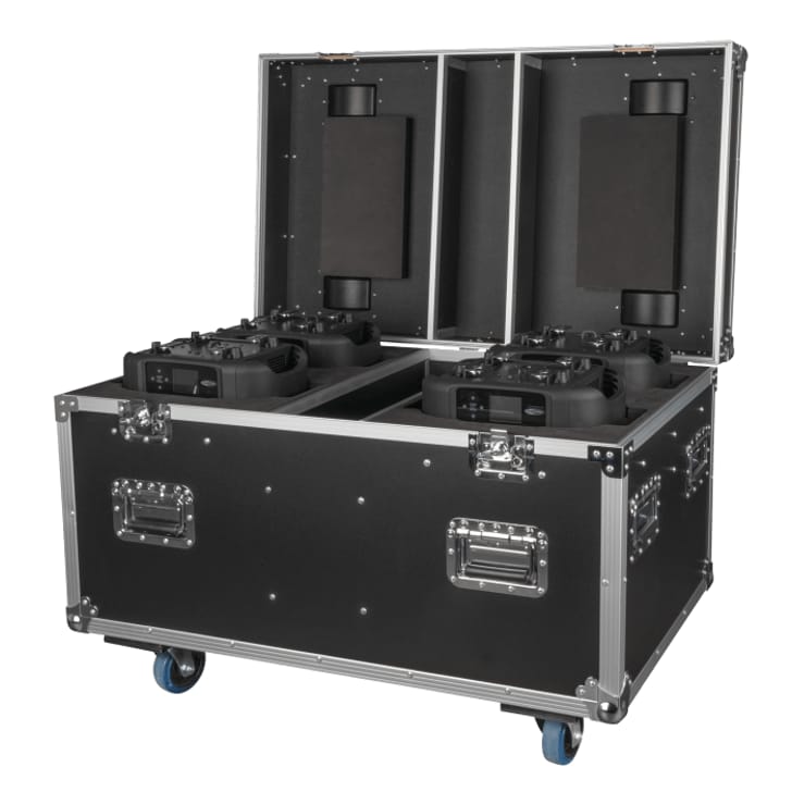 Showtec Flight case per 4x Xpression 2000