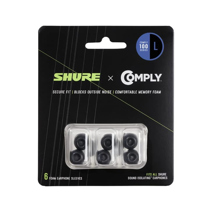 Shure EACYF1 6L gommini ricambio neri